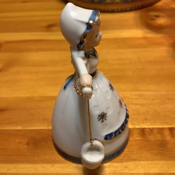 Vintage Lego Porcelian hand painted milk made Bell, EUC - Picture 8 of 12